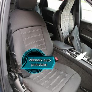Auto presvlake univerzalne za prednja sedišta – CRNE – visok kvalitet